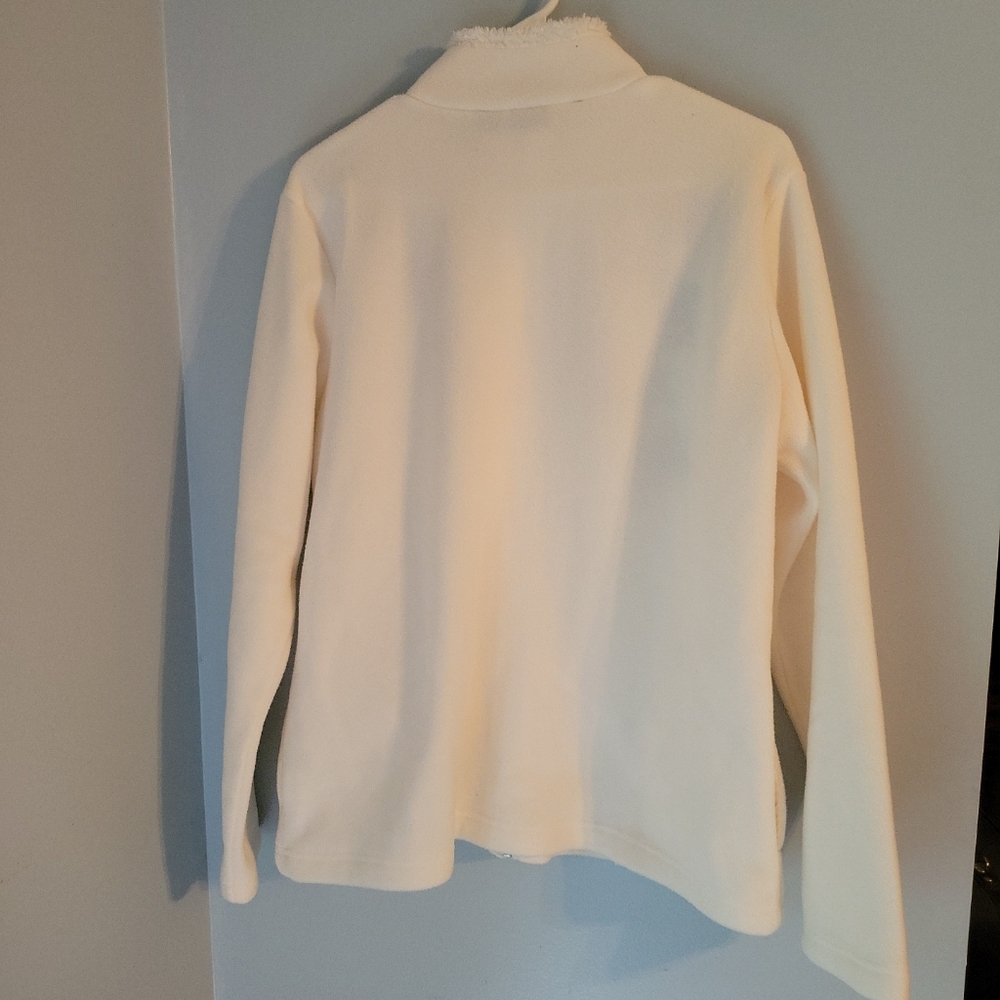 Winter White Fleece Full Zip Jacket Basic Edition… - image 6